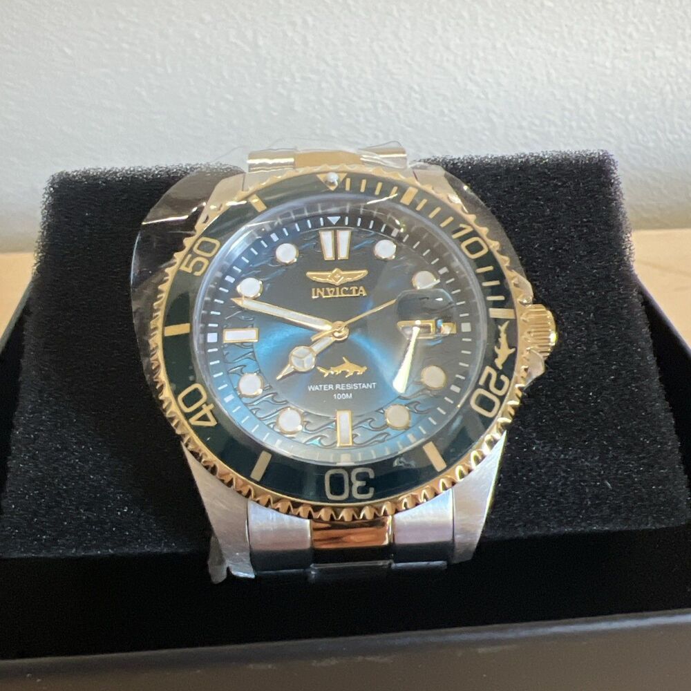 Invicta Pro Diver Two-tone Black Dial Two-tone Men's Watch 230430 - Picture 2 of 8